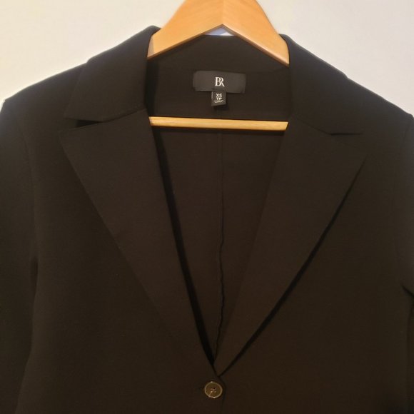 NWOT Banana Republic Milano Sweater Blazer, XS, Black - Picture 8 of 9